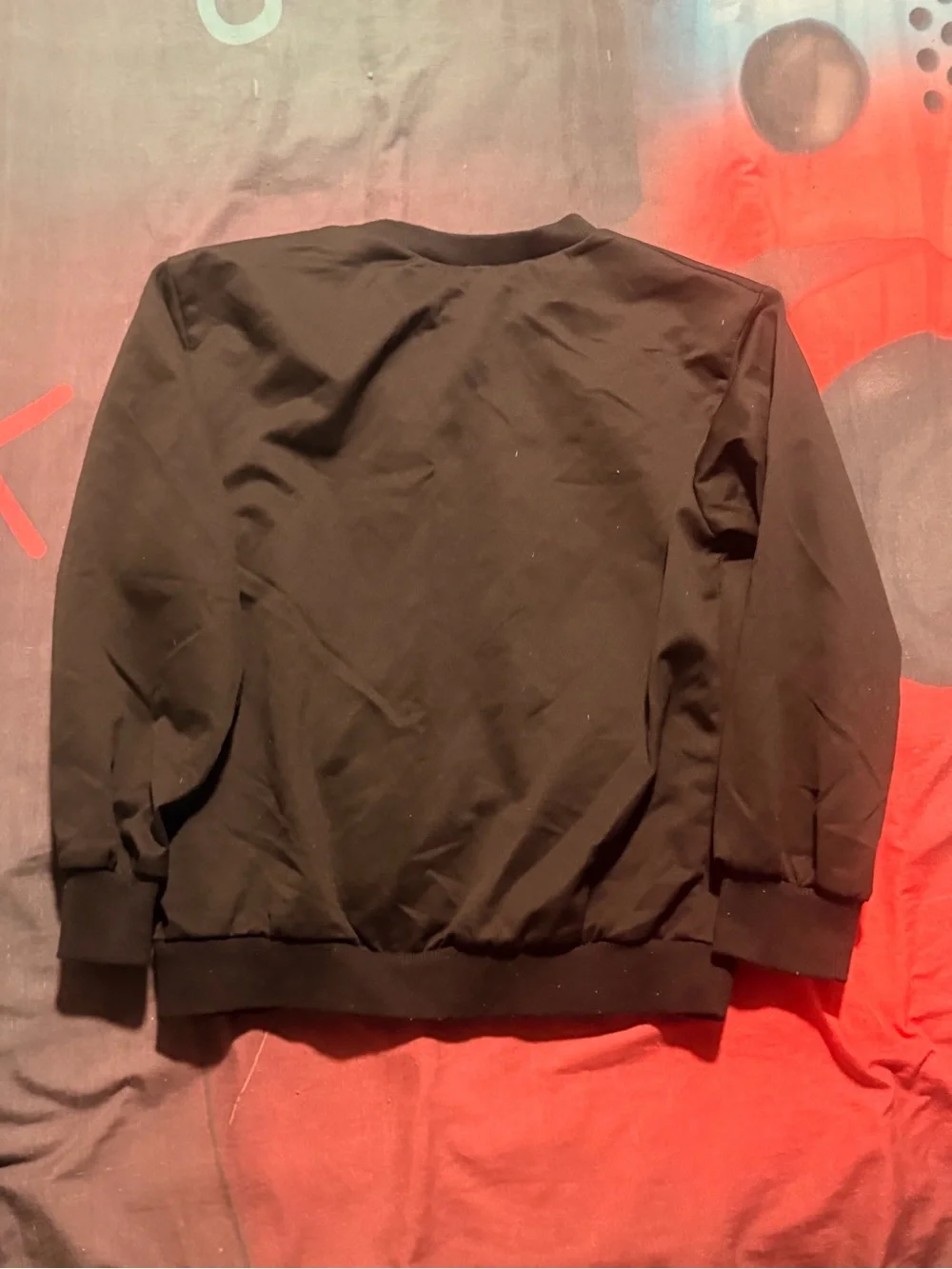 SHEIN Black Kids Sweatshirt with White 